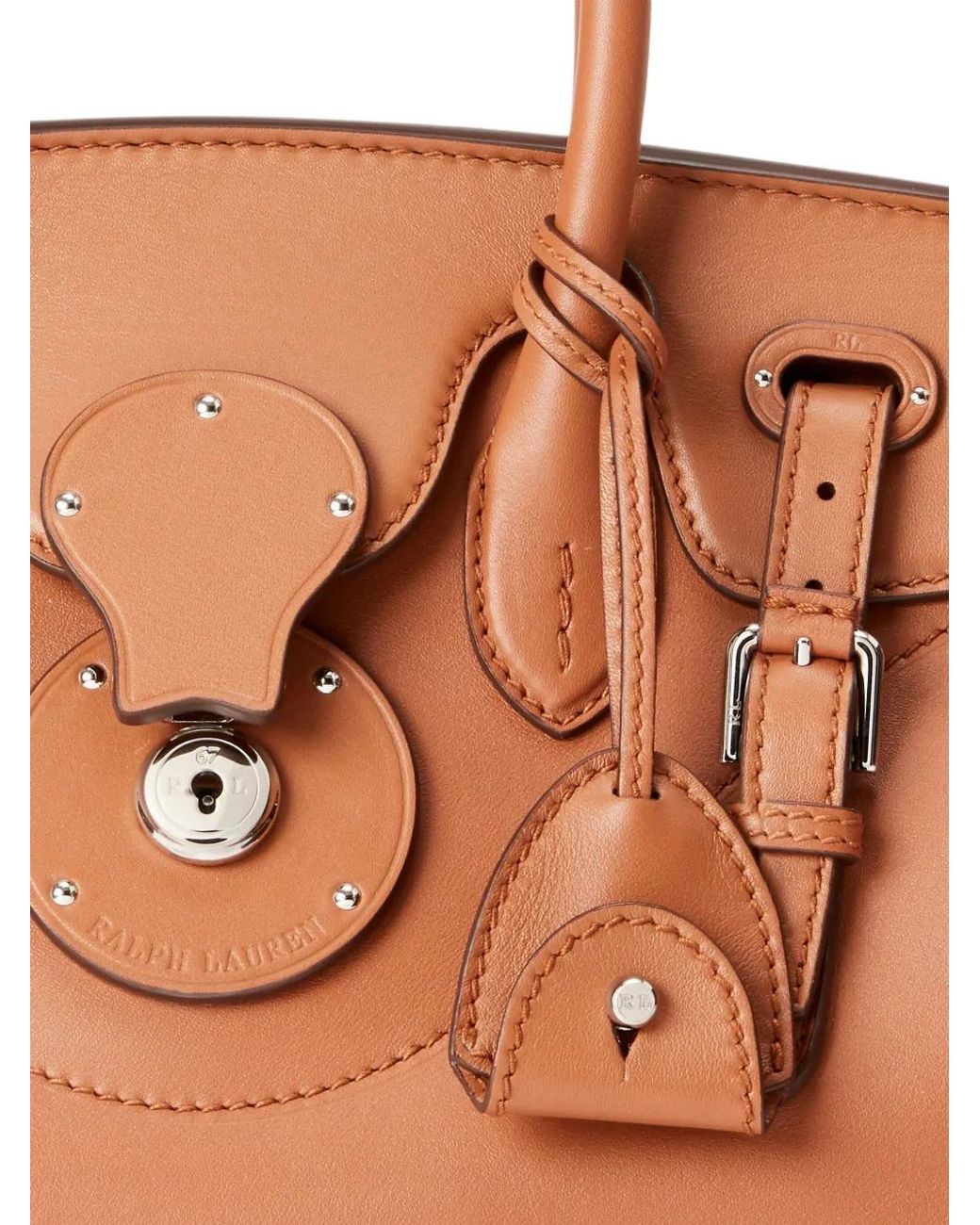 Ralph Lauren Brown Ricky 27 Tote Bag