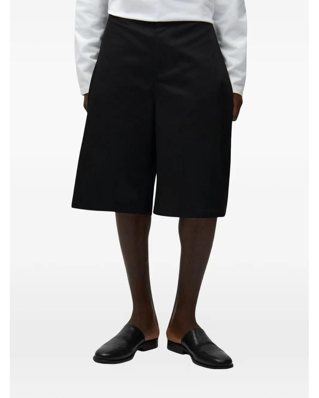 Arte' Black Tailored Shorts for men