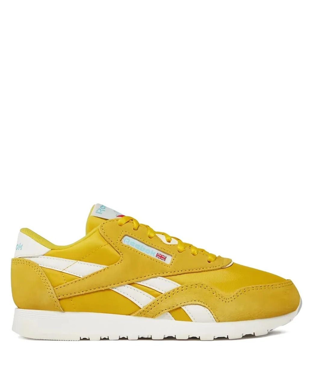 Reebok Yellow Classic "Team" Sneakers