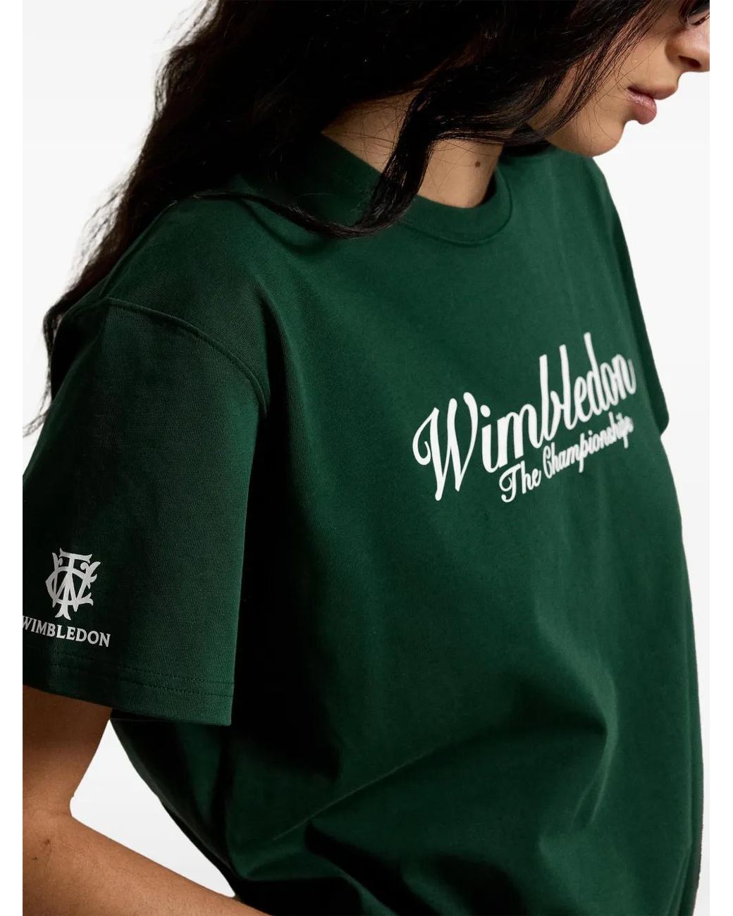 Polo Ralph Lauren Green Wimbledon-Print T-Shirt