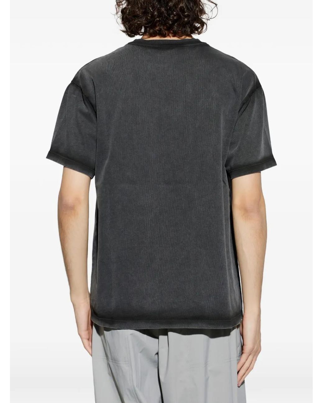 AVAVAV Black Logo-Embroidered T-Shirt