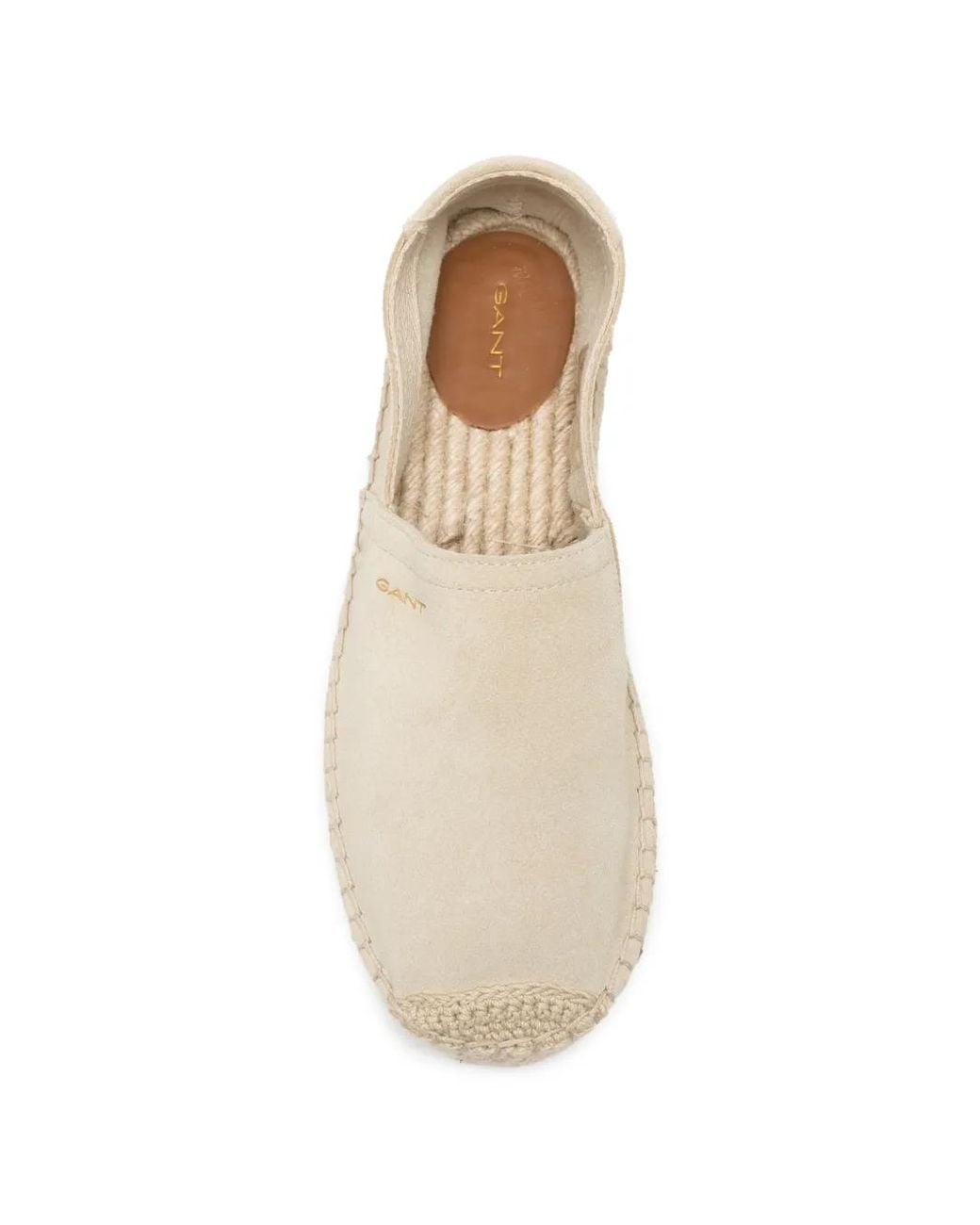 Gant Natural Logo-Embroidered Espadrilles