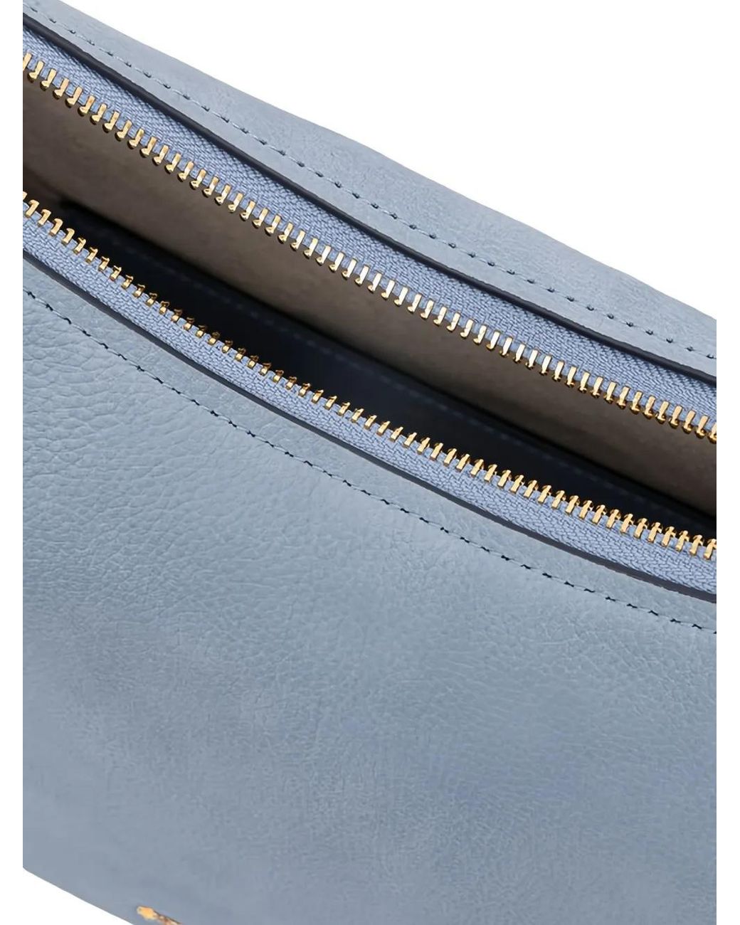 MICHAEL Michael Kors Blue Medium Nolita Logo-Charm Shoulder Bag