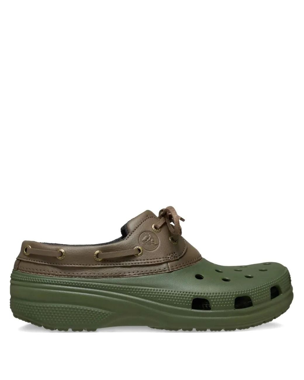 CROCSTM Green Classic Islander Boat Slides for men
