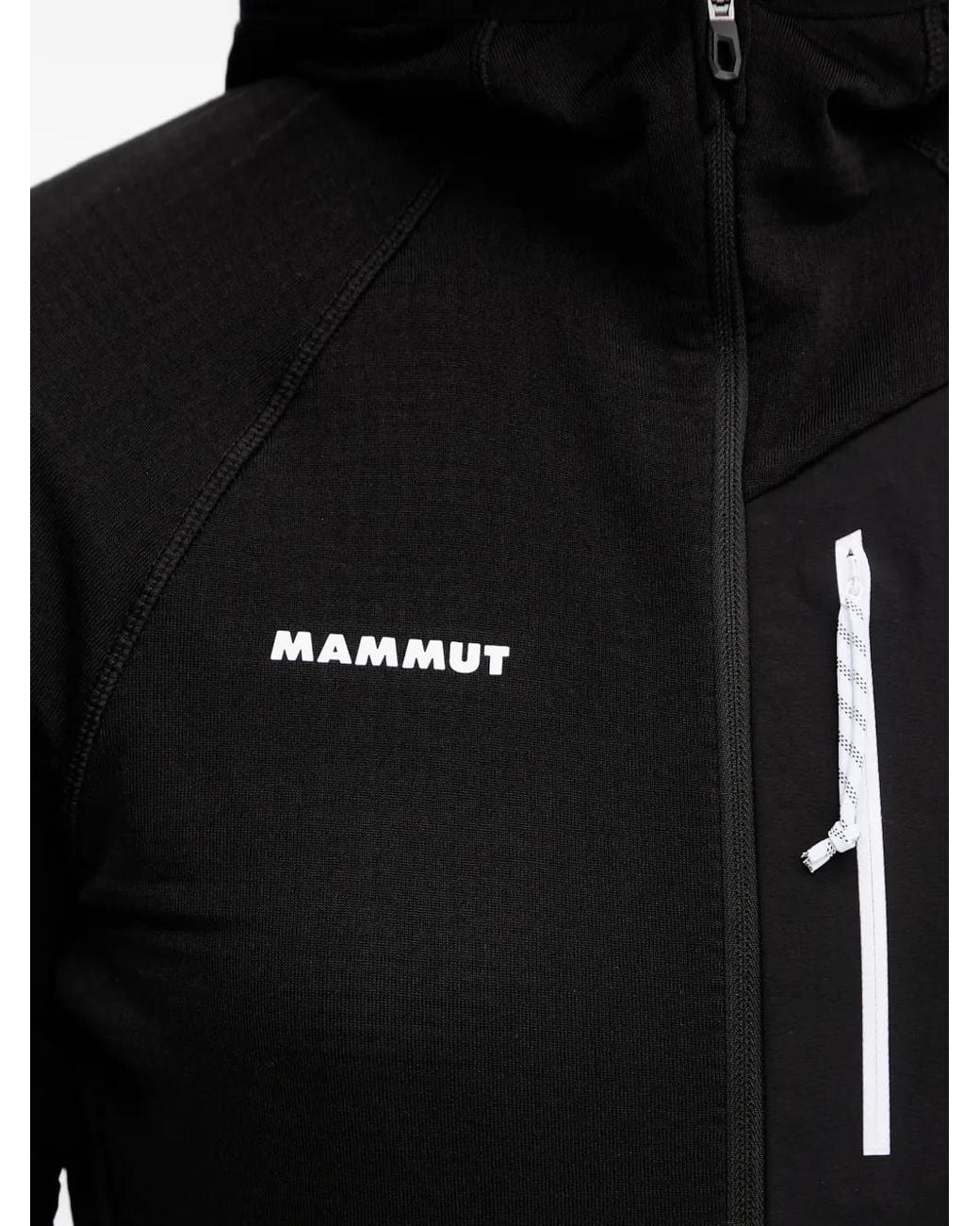 Mammut Top Met Capuchon in het Black