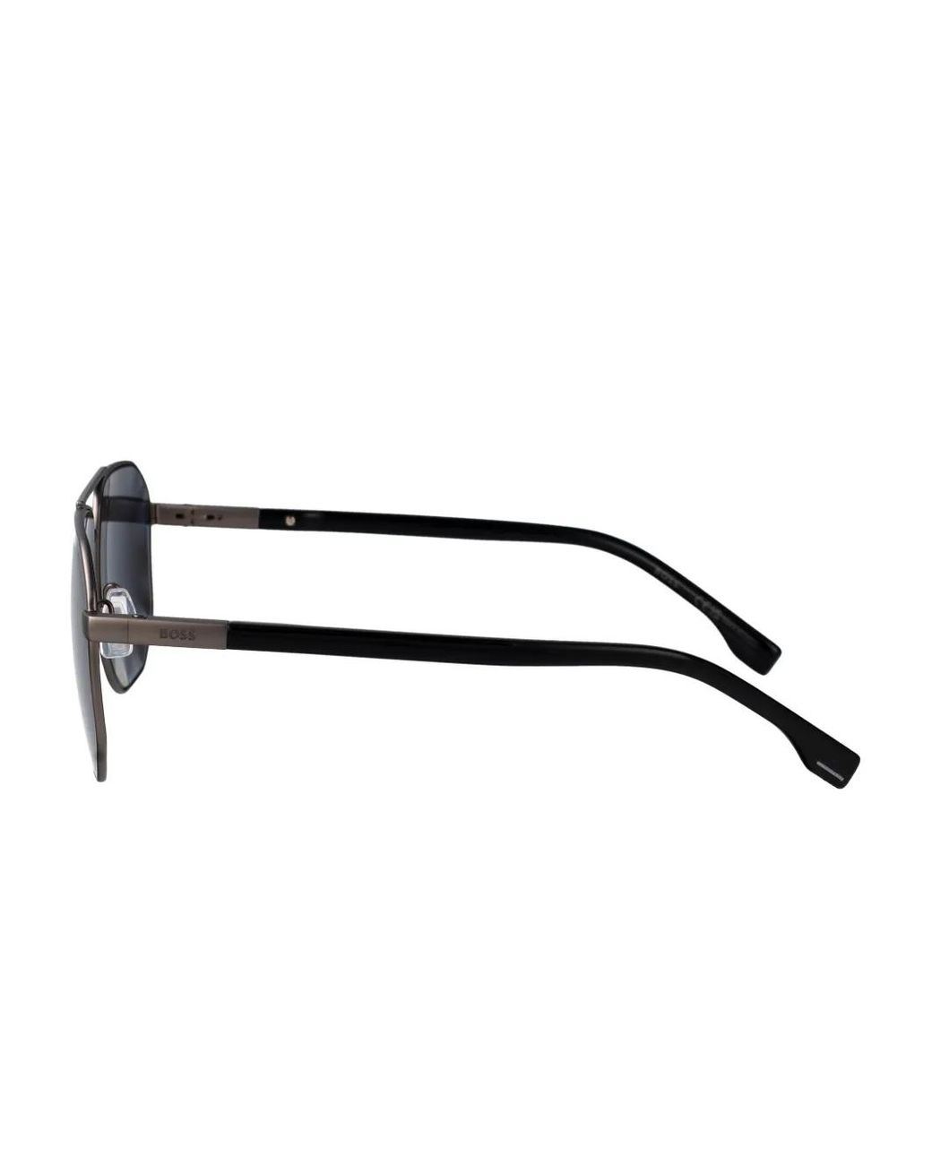 Boss Blue Pilot-Frame Sunglasses for men