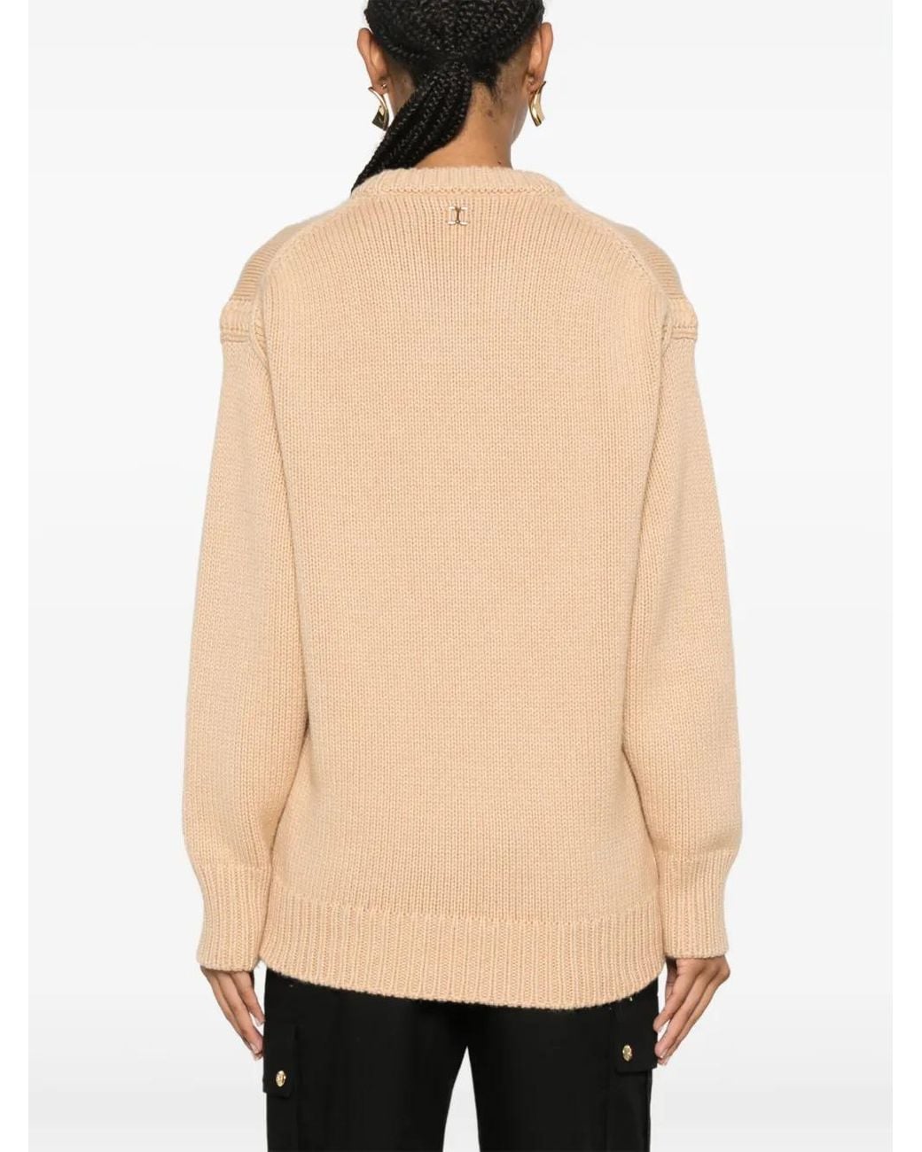 Chloé Natural Crew-Neck Sweater