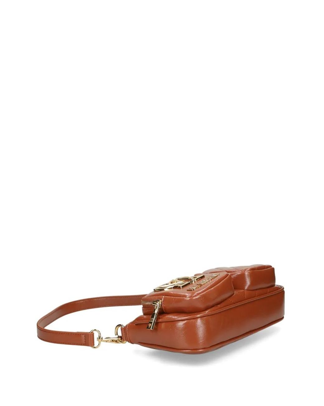 Love Moschino Brown Quilted Shoulder Bag