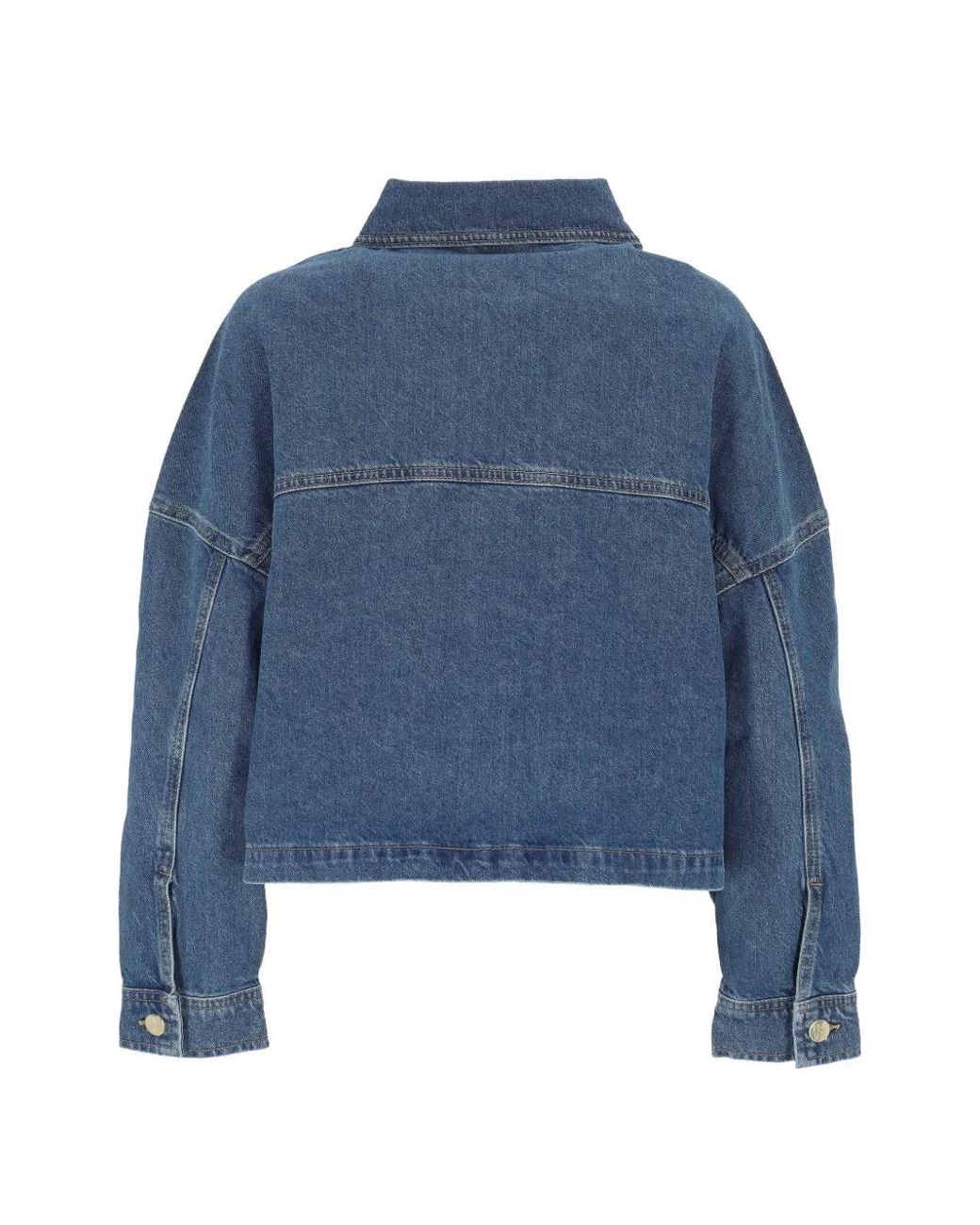 Marella Blue Flap-Pocket Denim Jacket