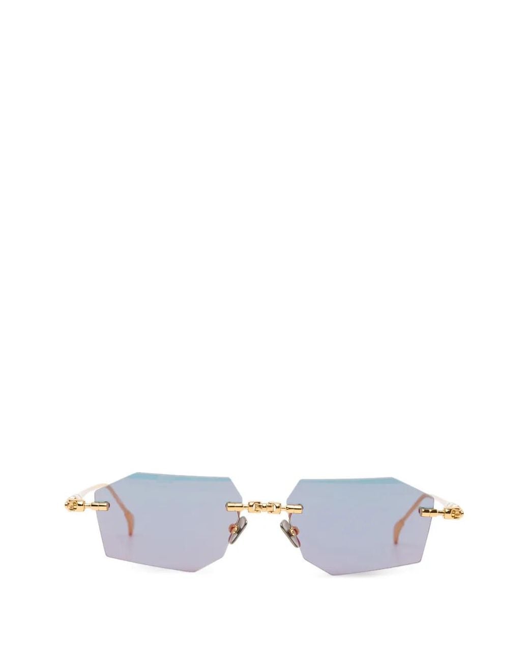 Kuboraum White Lunettes De Soleil H63