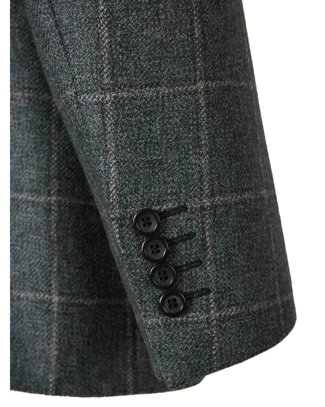 Canali Black Wool Single-Breasted Blazer for men