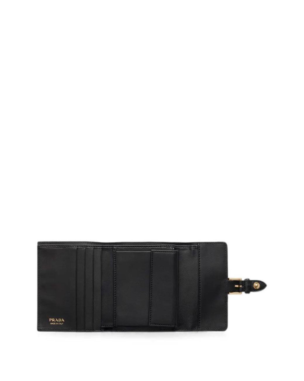 Prada Black Small Nappa Leather Wallet