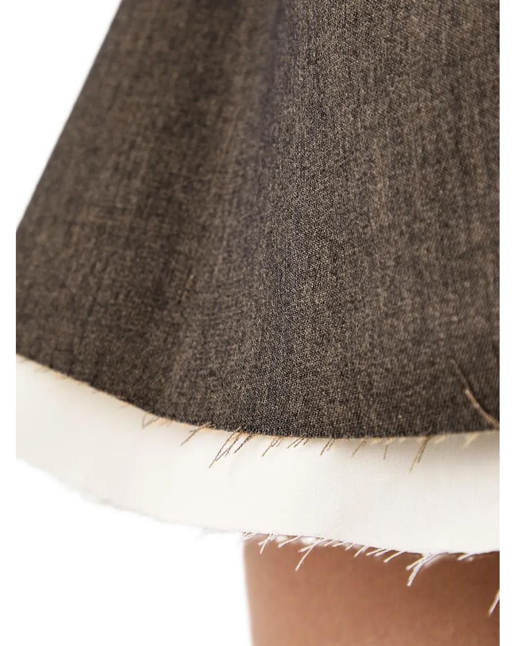 ELEH Black Layered Paperbag-Waist Skirt