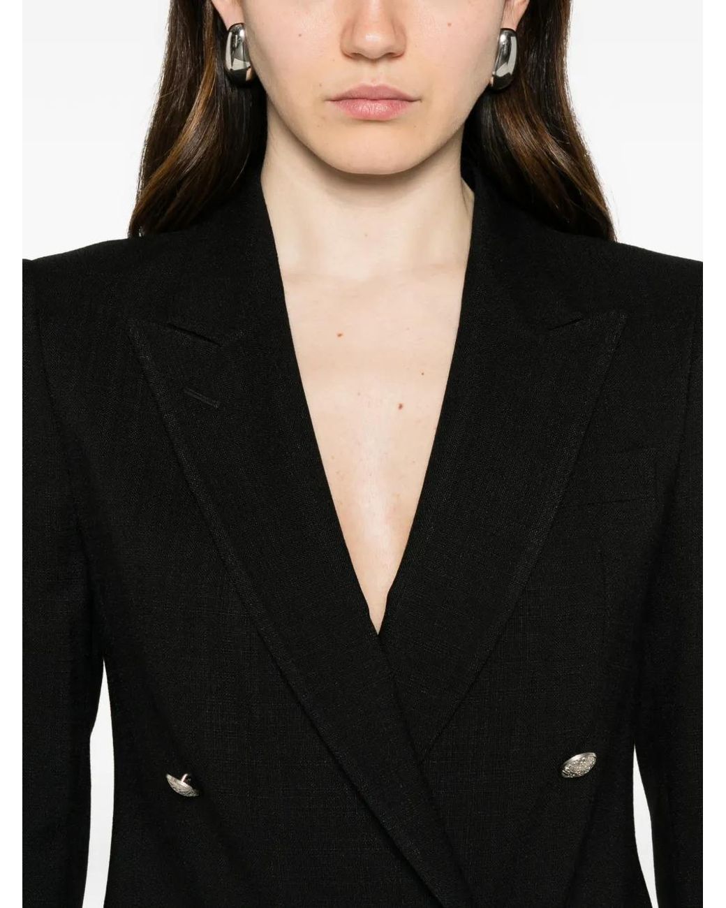 Tagliatore Black Double-Breasted Blazer