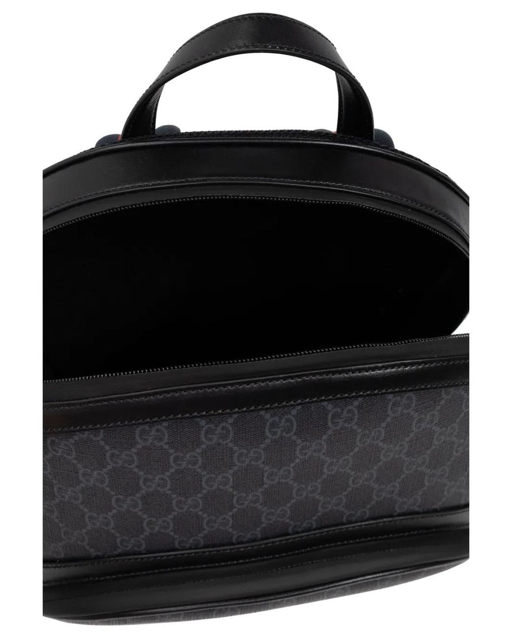 Gucci Canvas Rugzak Met Monogramprint in het Black voor heren