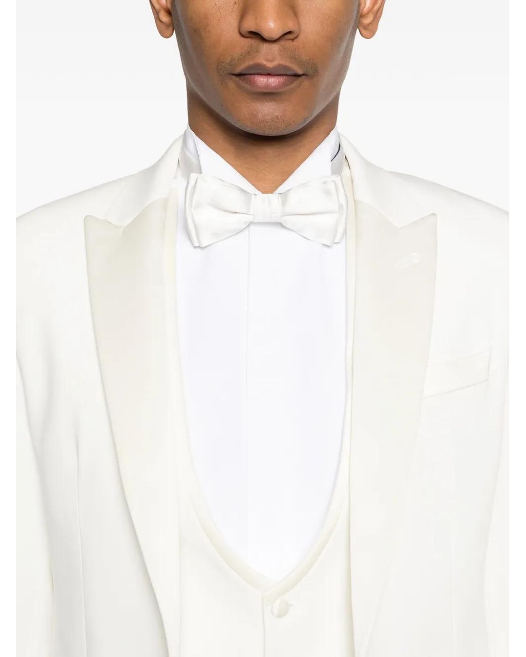 Reveres 1949 White Single-Breasted Suit for men