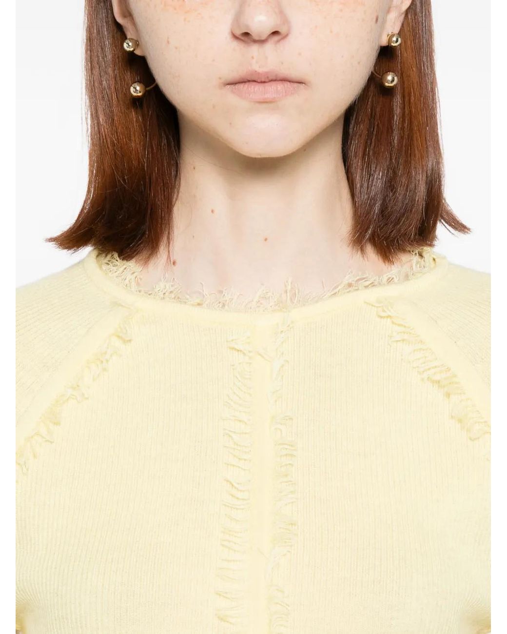 CUDDLEUP Natural Cashmere Top