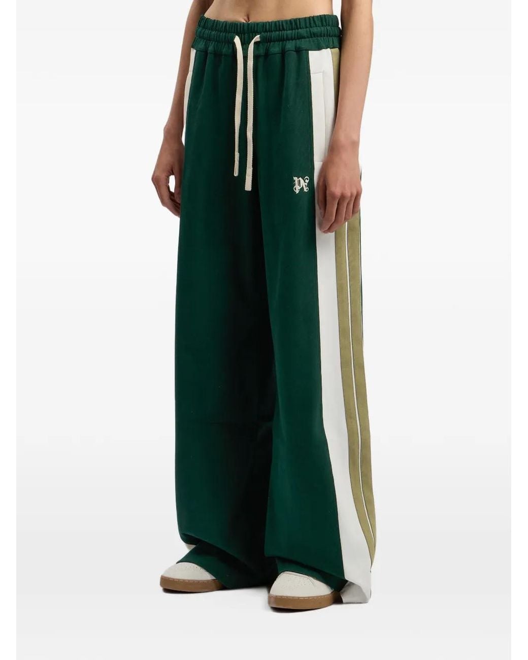 Pantalones De Chándal Con Monograma Palm Angels de color Green