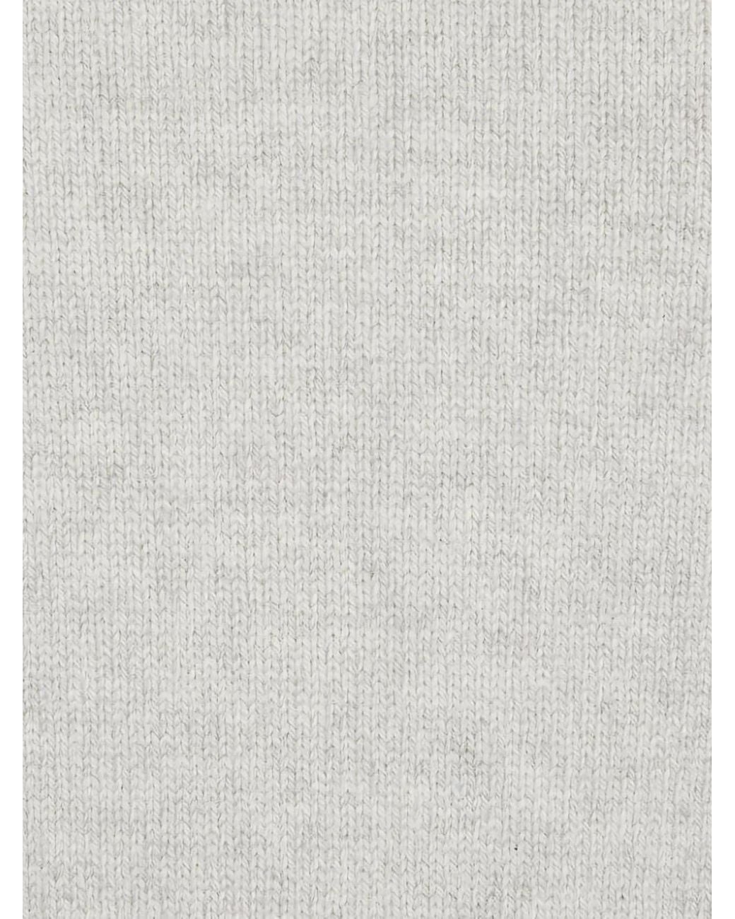 Sease Gray Roll-Neck Ribbed Cashmere Sweater for men
