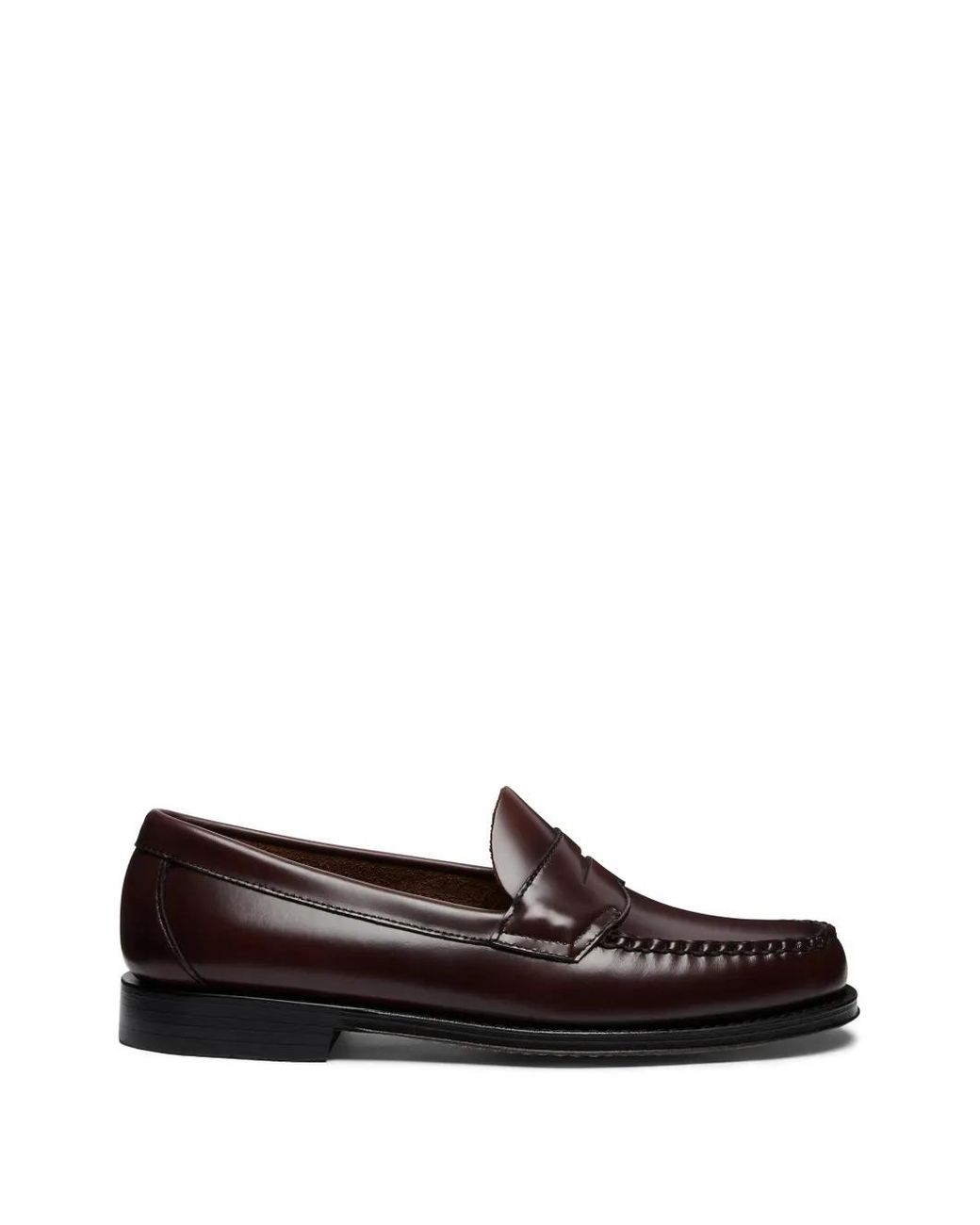 G.H.BASS White Weejuns Logan Penny Loafers for men