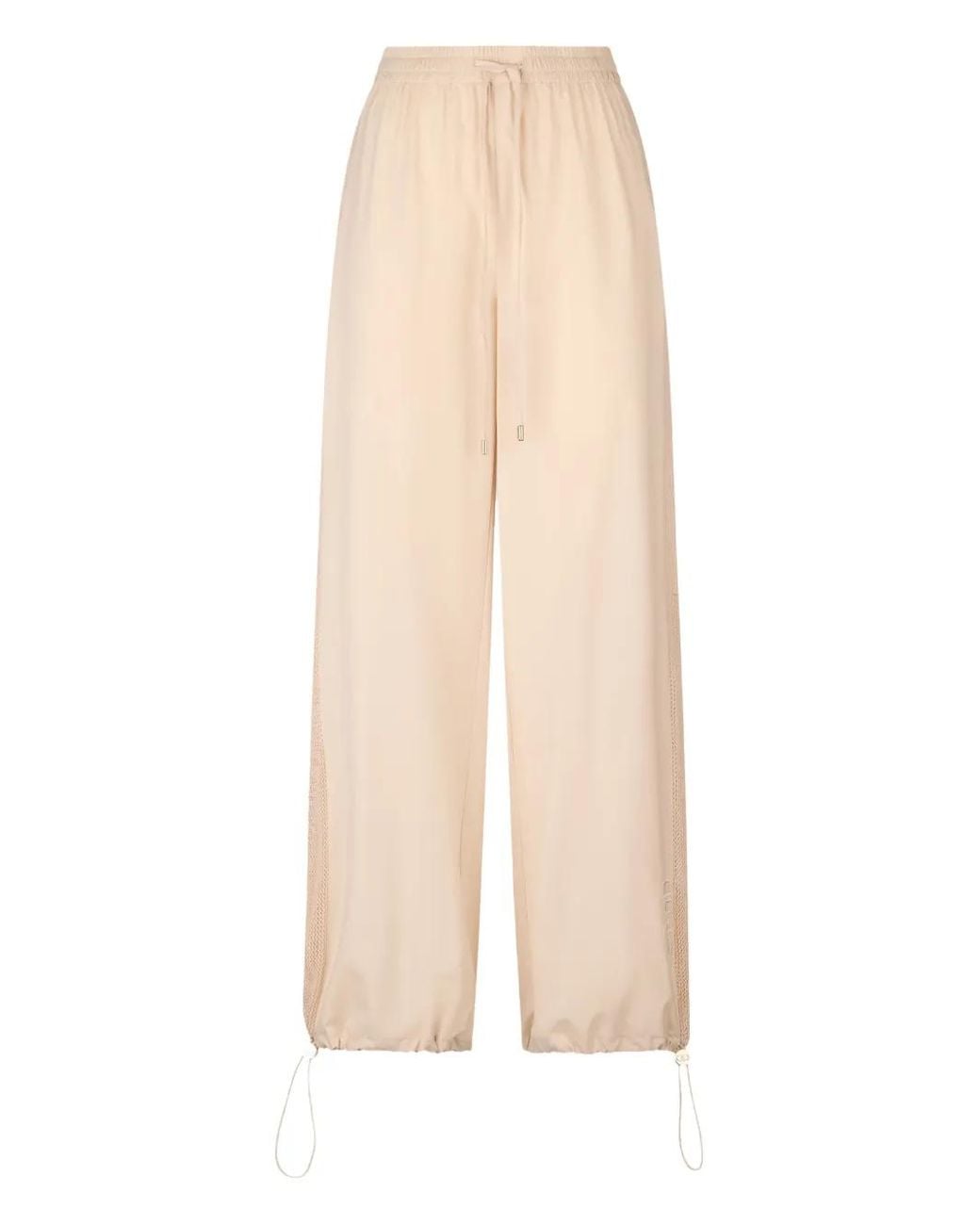 Pantalones Con Cordones Liu Jo de color White