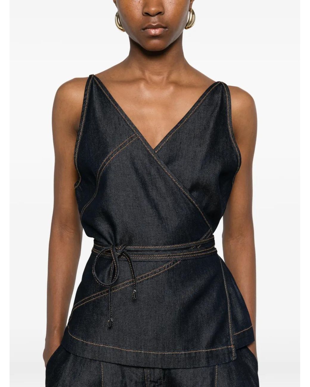 IRO Black Renata Top