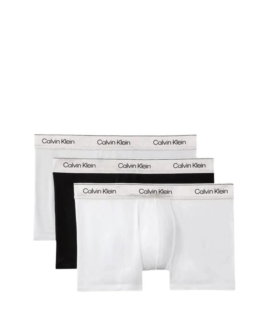 Calvin Klein White Logo-Waistband Boxers (Set Of Three) for men