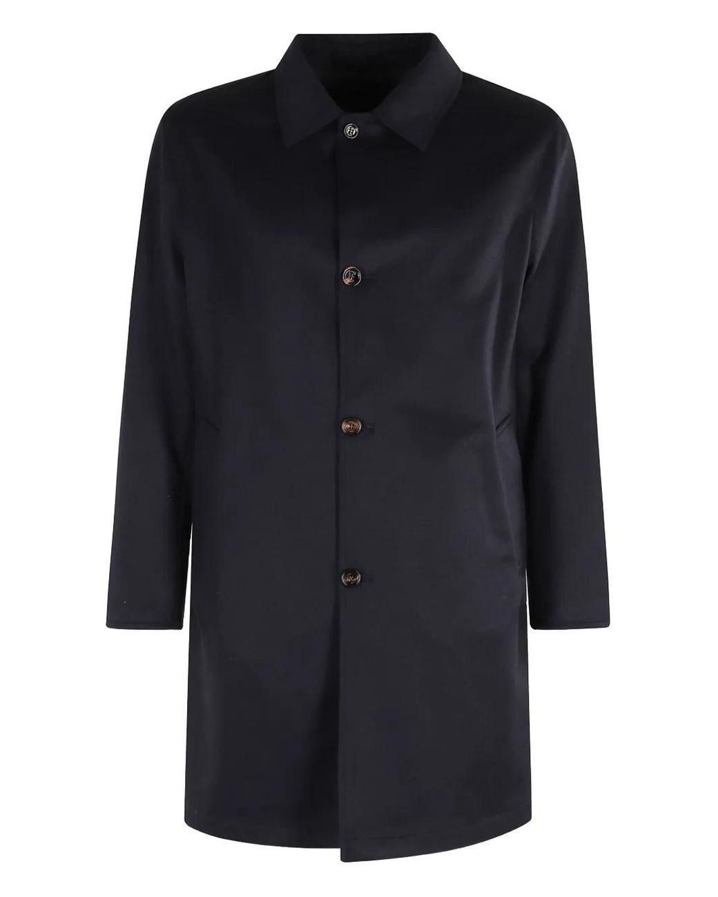 KIRED Black Button-Up Shirt Jacket for men