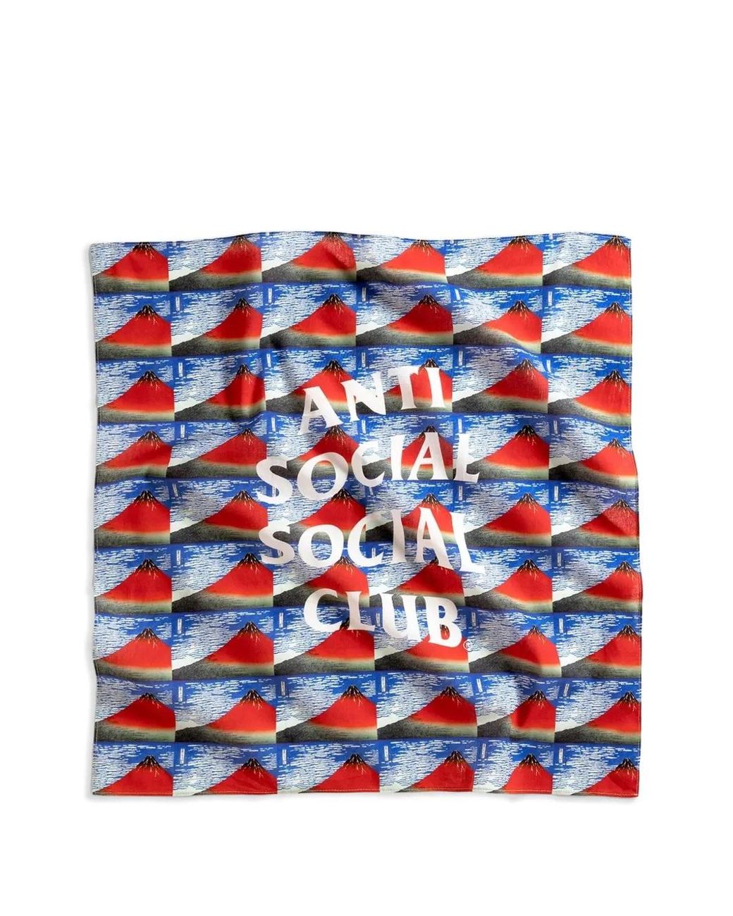 ANTI SOCIAL SOCIAL CLUB Red Fine Wind, Clear Morning Bandana