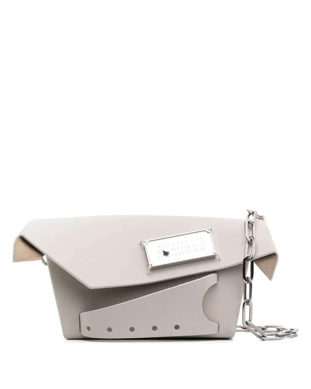 Maison Margiela White Small Snatched Shoulder Bag