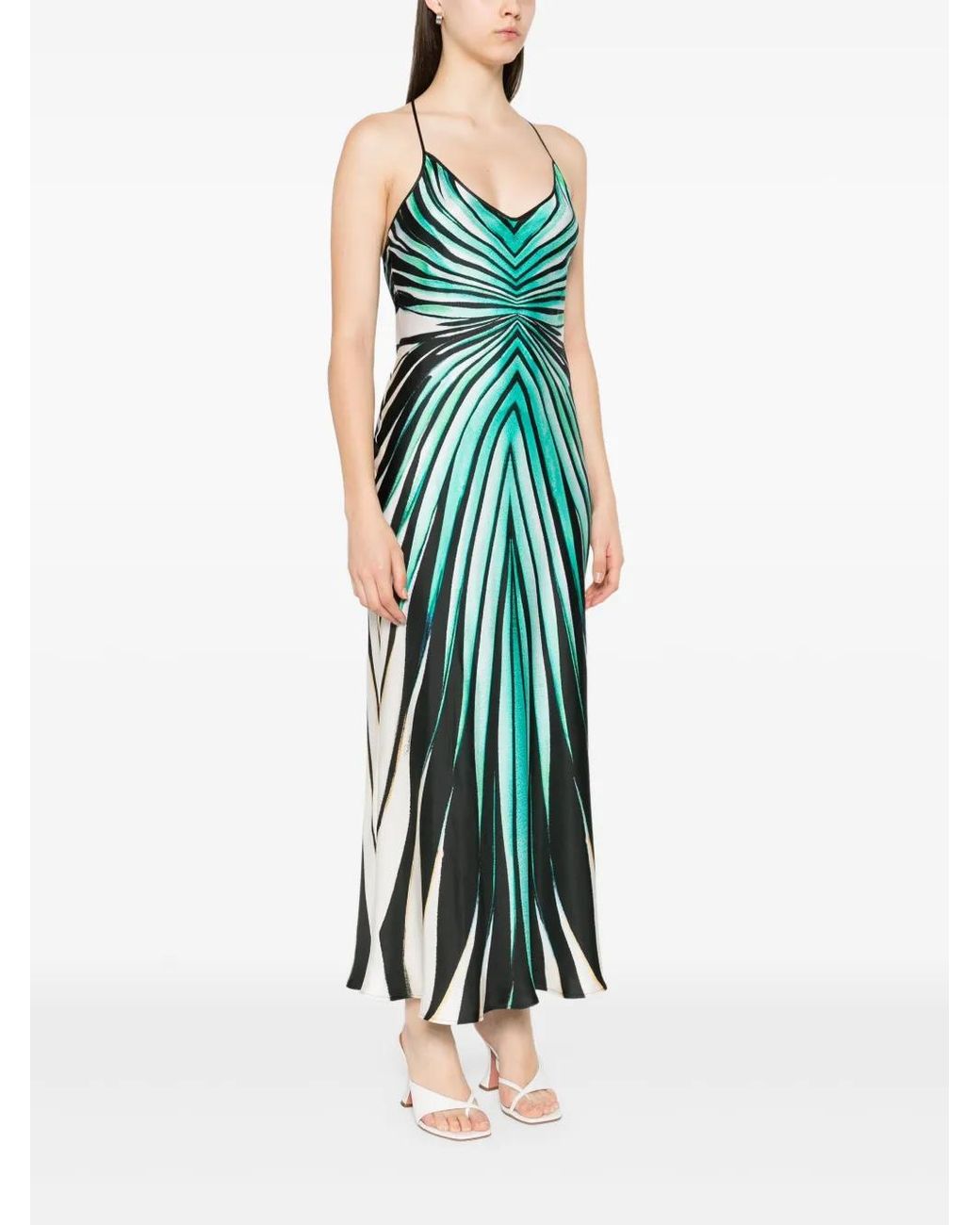Roberto Cavalli Green Dresses