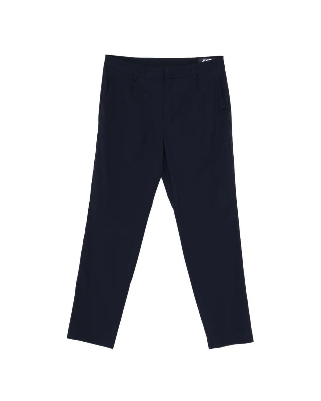 K-Way Blue Ailty Pleated Trousers for men