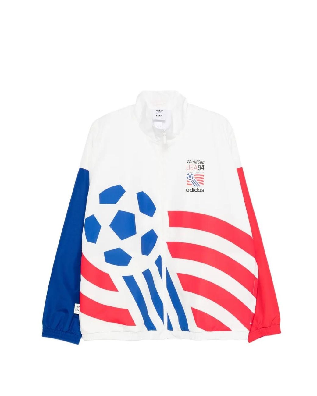 Adidas Red Usa 94 Graphic Woven Track Top for men