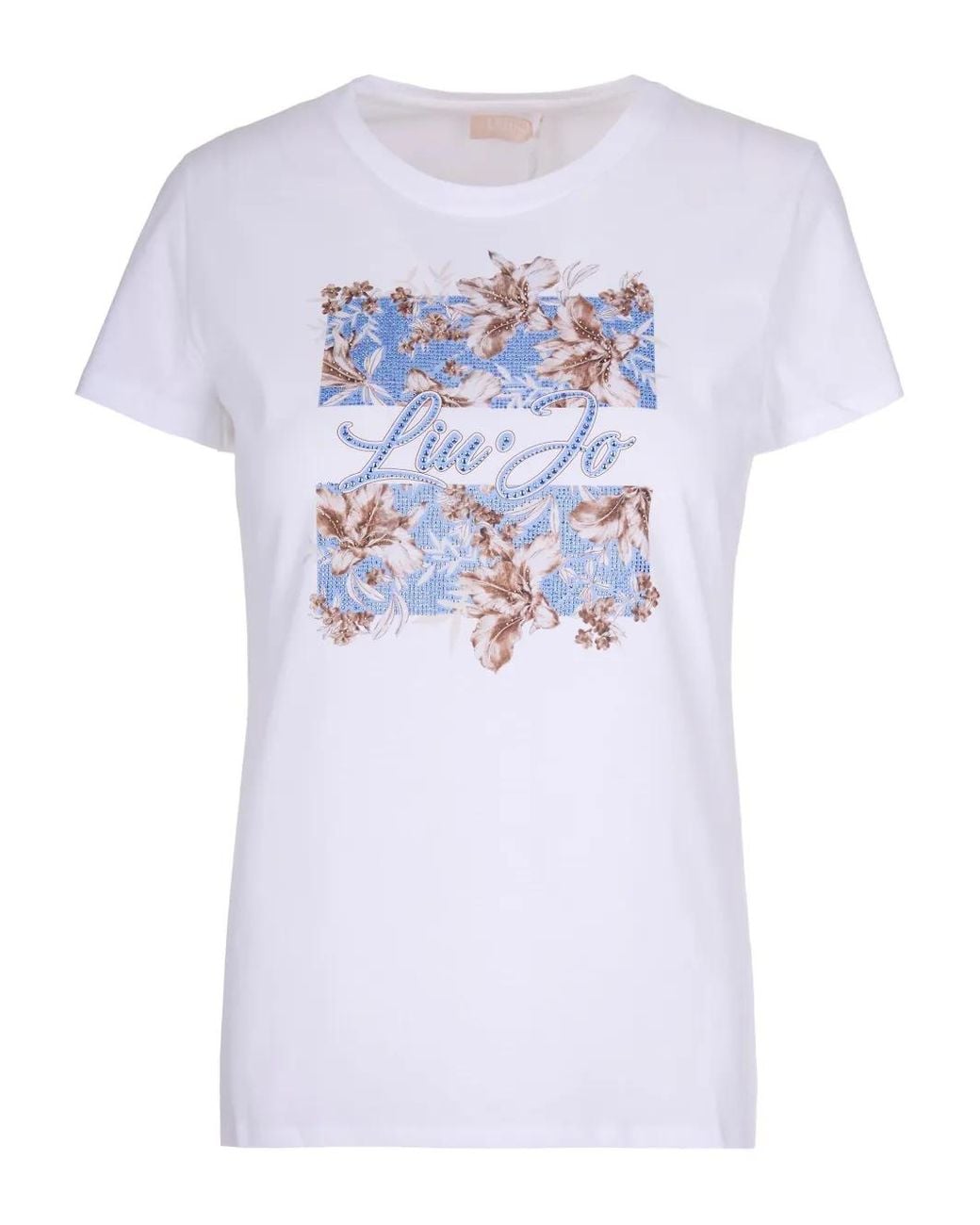 Liu Jo White Cotton Tee Shirt