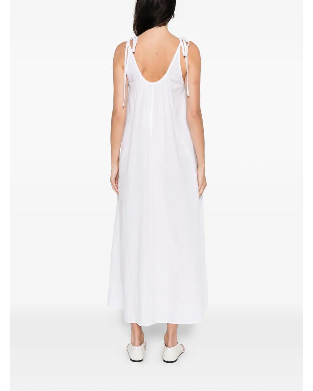Anine Bing White Maxi Dress Flora