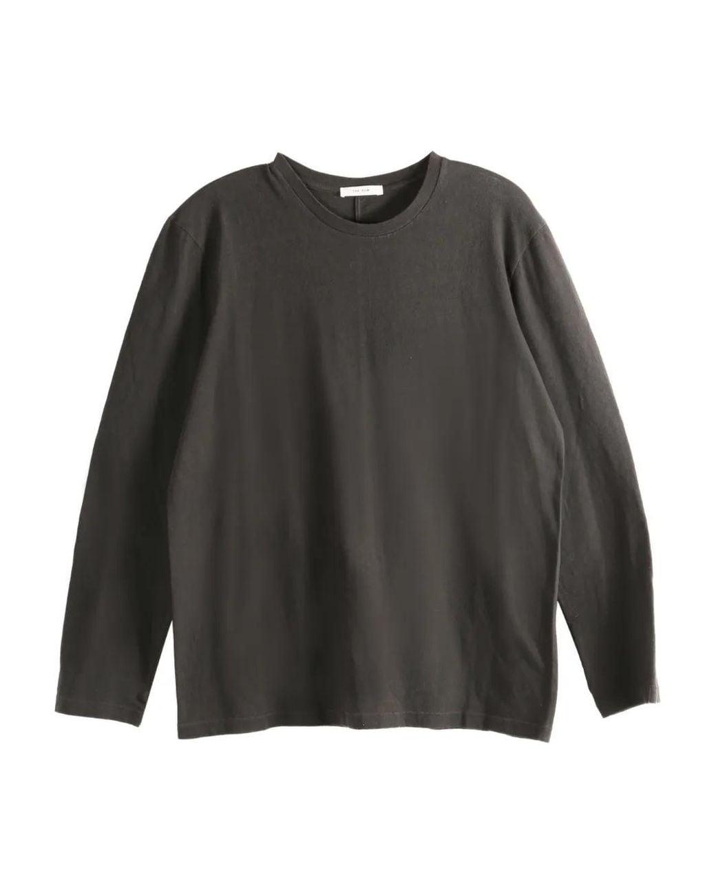 The Row Gray Leon Long-Sleeve T-Shirt for men