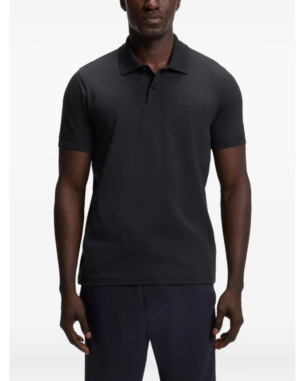 Boss Black Regular-Fit Polo With Embroidered Logo for men