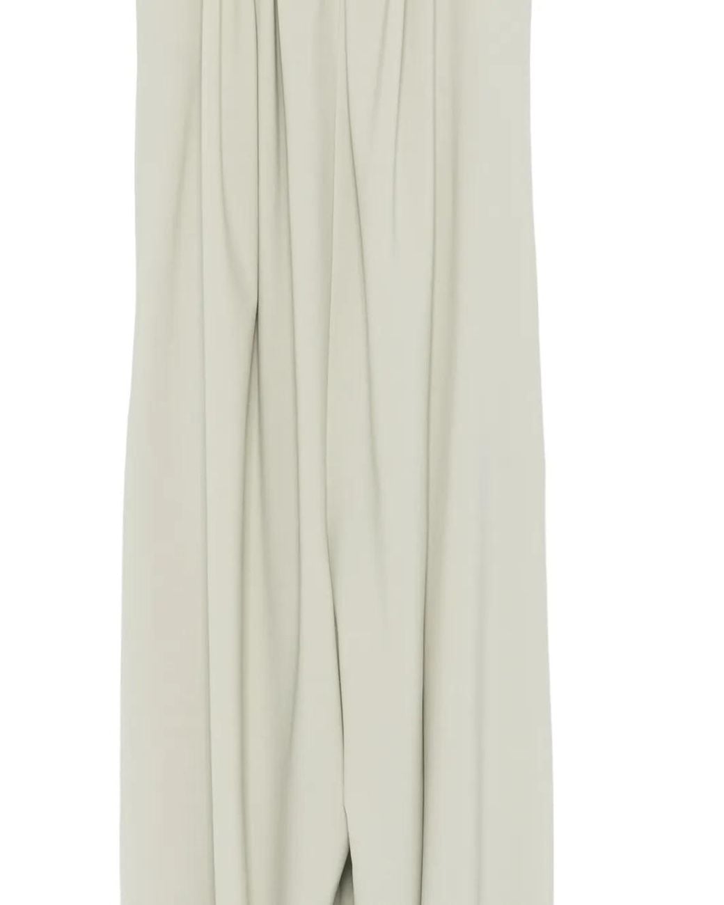 Alysi White Spaghetti-Strap Jumpsuit