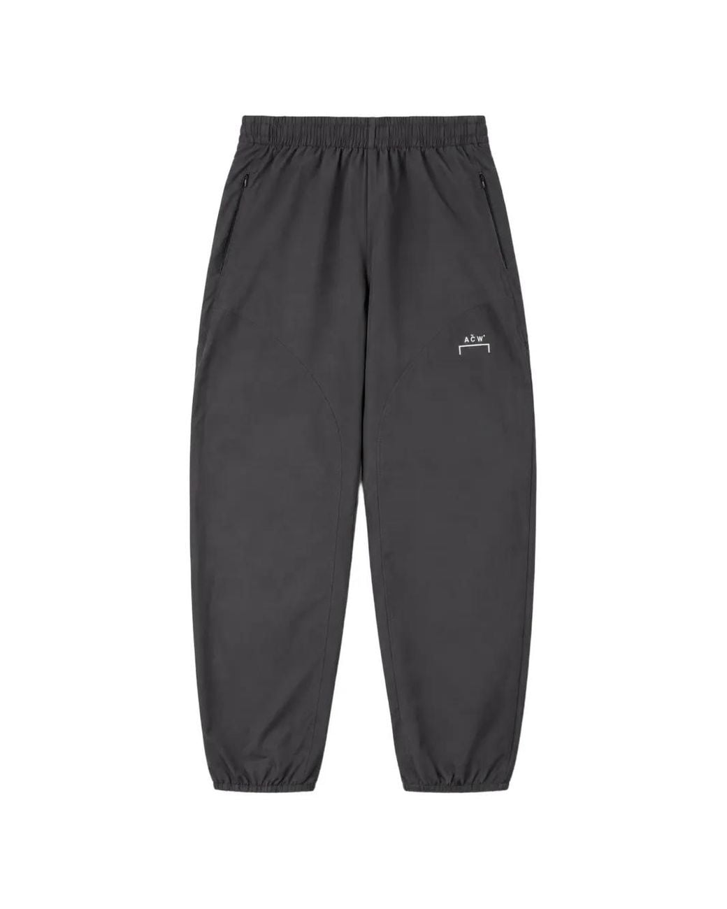 A_COLD_WALL* Gray Logo-Print Panelled Track Pants for men