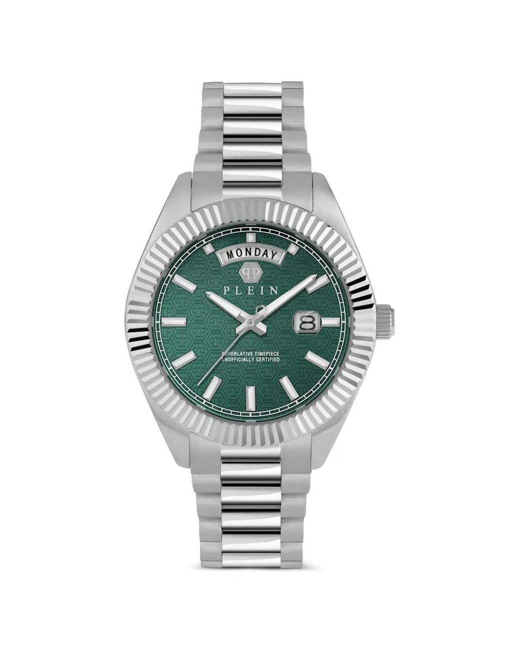 Philipp Plein Green Date Superlative Gent 42Mm Watch for men