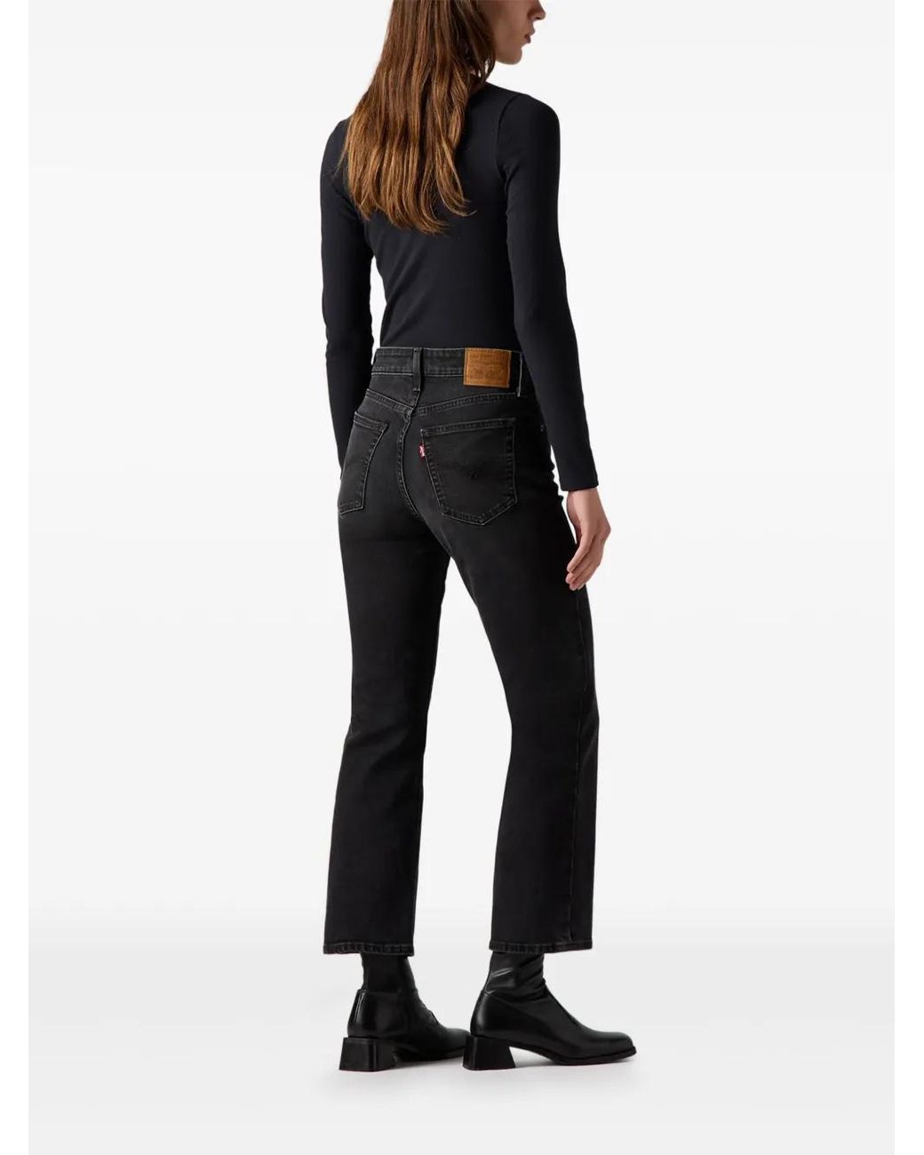 Levi's Black Cotton Elastane Jeans