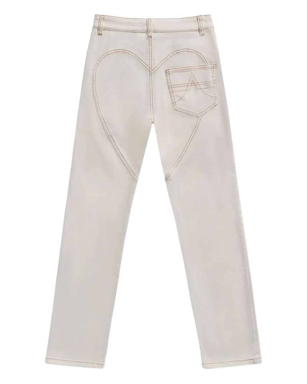 Area Gray Cut Out-Detail Jeans