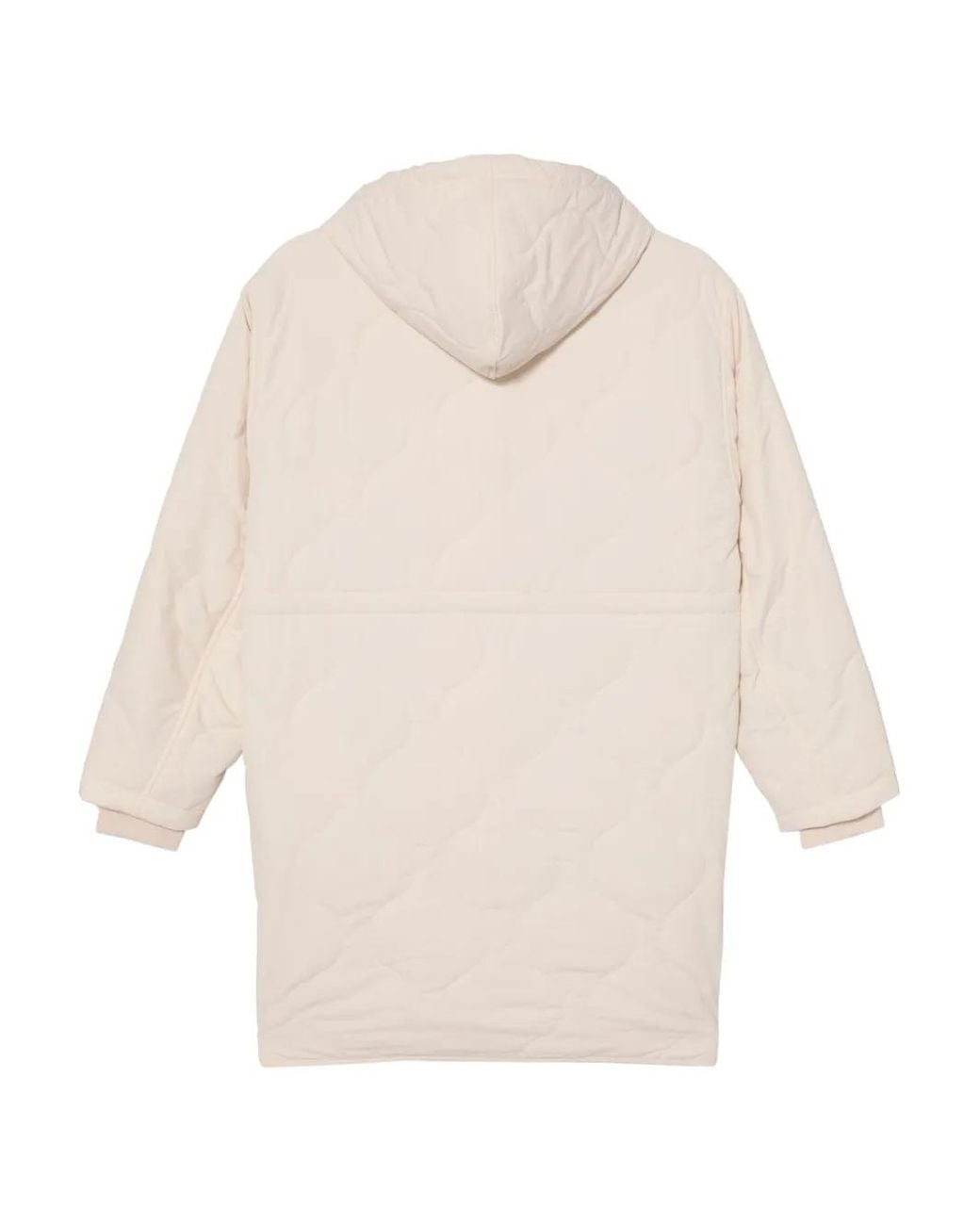 Chocoolate White Logo-Embroidered Coat