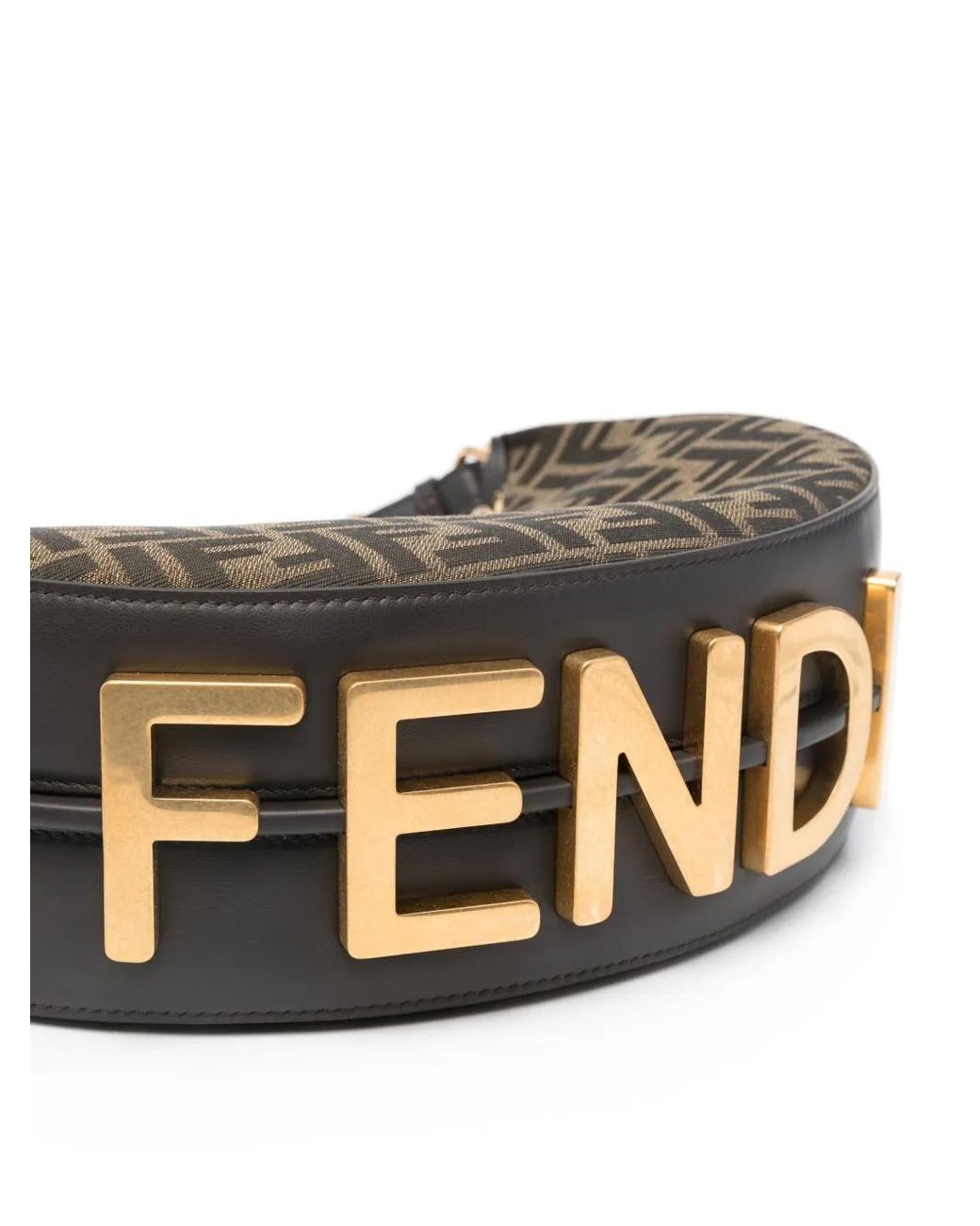 Fendi Gray Graphy Small