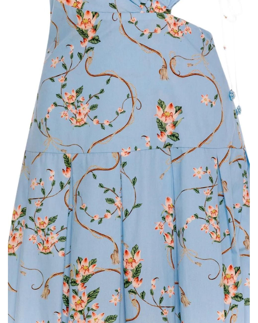 Agua Bendita Blue Otoño Navegante Midi Dress