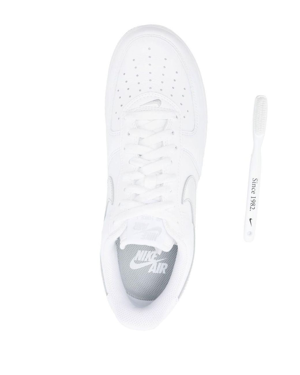 Zapatillas Air Force 1 Low Silver Swoosh Nike de hombre de color Blanco |  Lyst