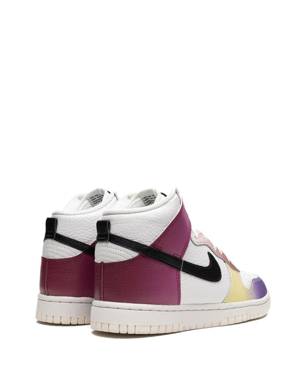 Nike Pink Dunk High Gradient" Sneakers