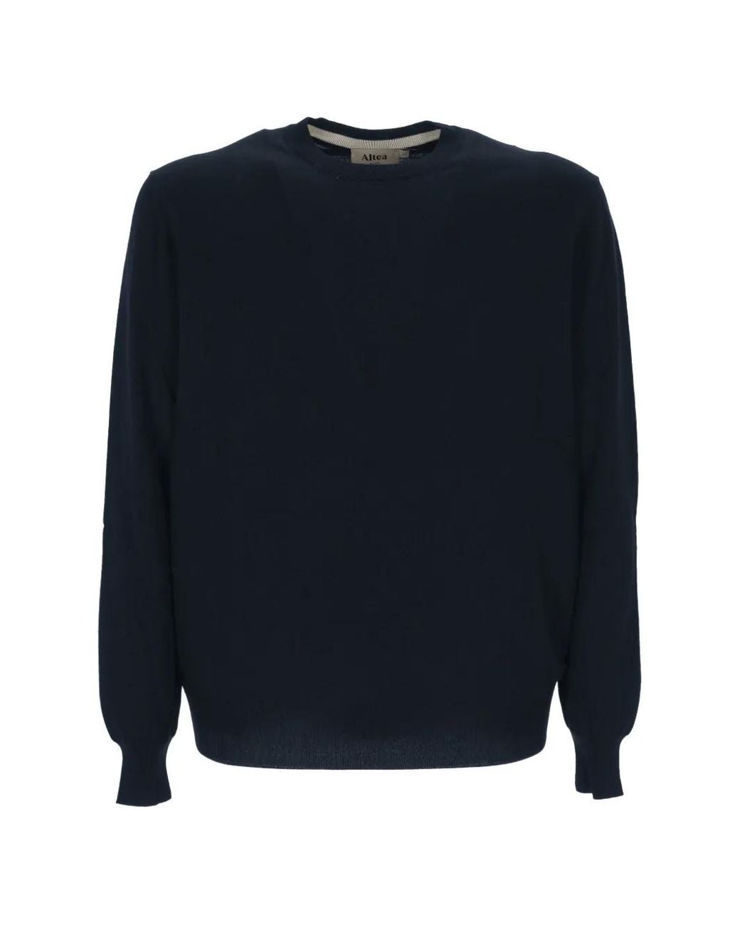 Altea Blue Crew-Neck Sweater for men