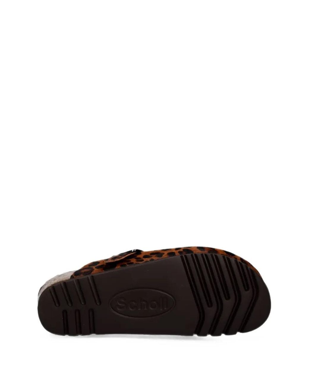 Scholl Brown Mules Fae New À Imprimé Léopard