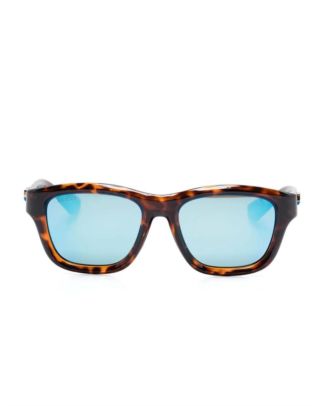 Gucci Blue Wayfarer-Frame Sunglasses